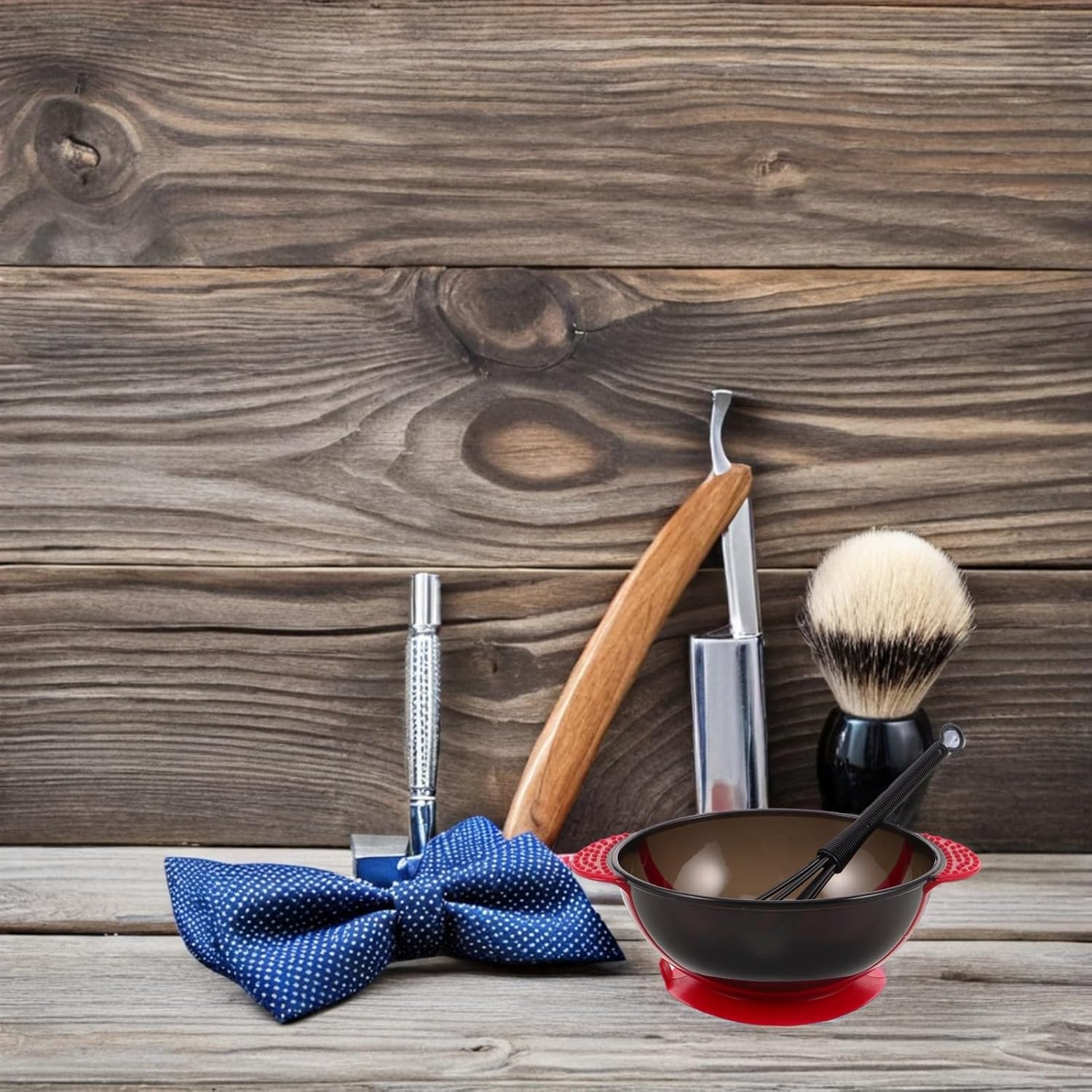 Hair Dye Bowls ，Hair Mixing Bowl ，2pcs Set with Mixer Plastic Coloring for Salon DIY Hairdressing for Professional