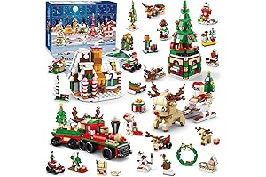 2024 Advent Calendar Christmas Building Set
