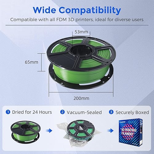 Vista 59 de FLASHFORGE PETG Pro - Filamento de impresora 3D 1/16 de pulgada, +/- 0.001 de pulgada, cambia de color con la luz, esconde perfectamente la línea