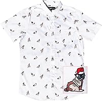 Vista 31 de Molokai Surf - Camisas hawaianas de manga corta con botones y corte ajustado