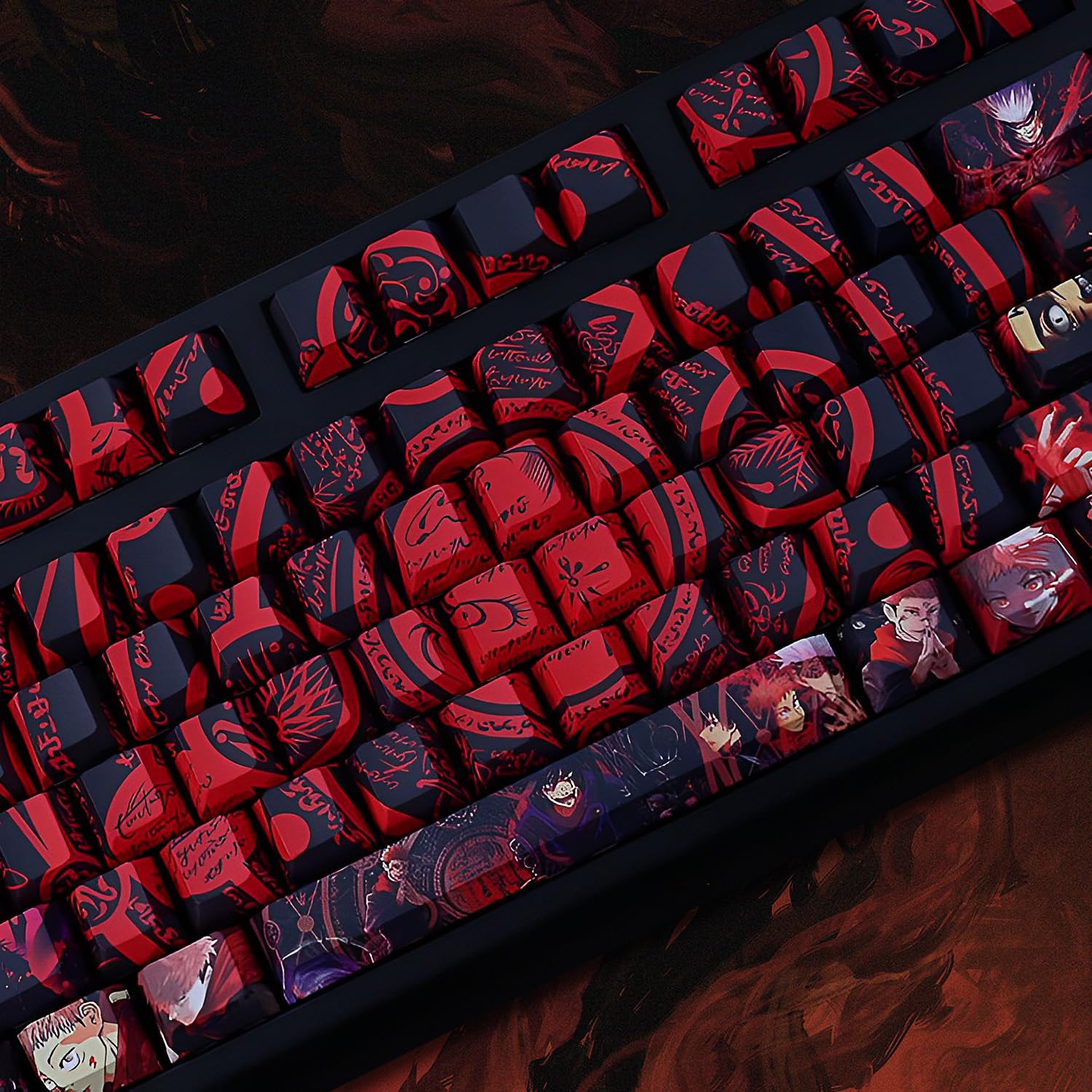 Amazon.com: FKZ Anime Keycaps,PBT 5-Sided Dye Sublimation
