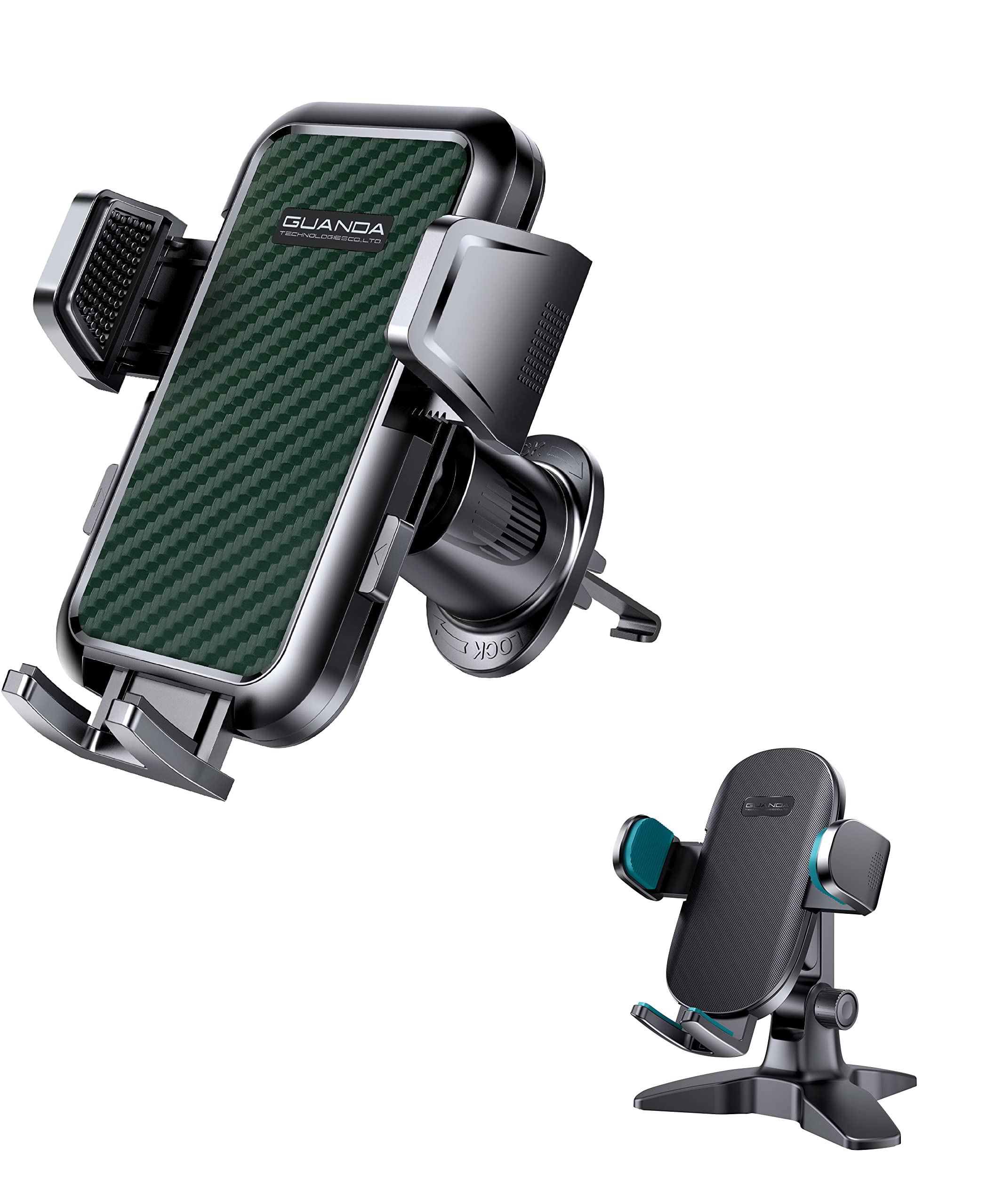 GUANDA TECHNOLOGIES CO., LTD.Cell Phone Stand, Desk Phone Holder, Phone Mount for Car Vent