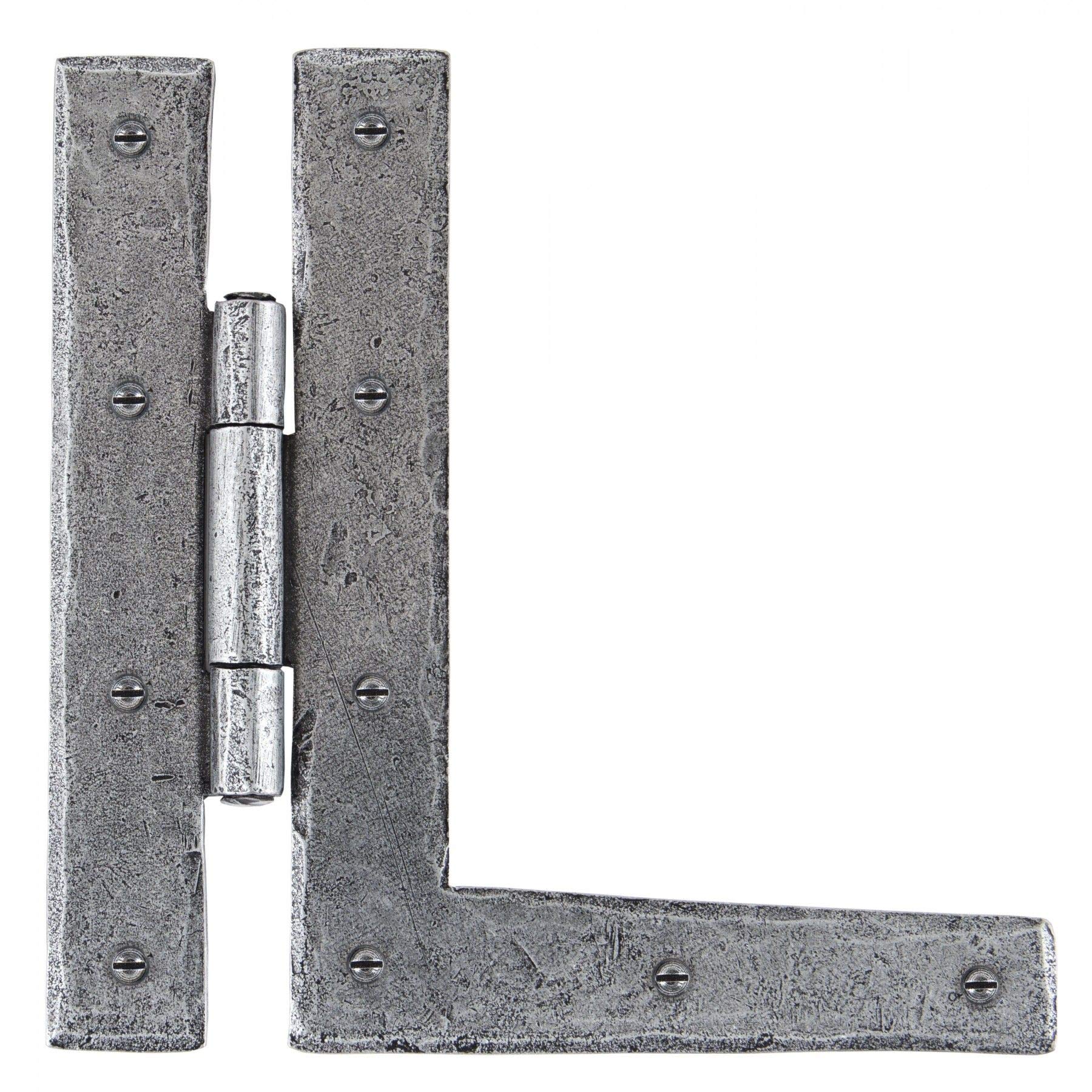 From The Anvil Pewter Patina Pewter 7 Inch Hl Hinge (Pair)