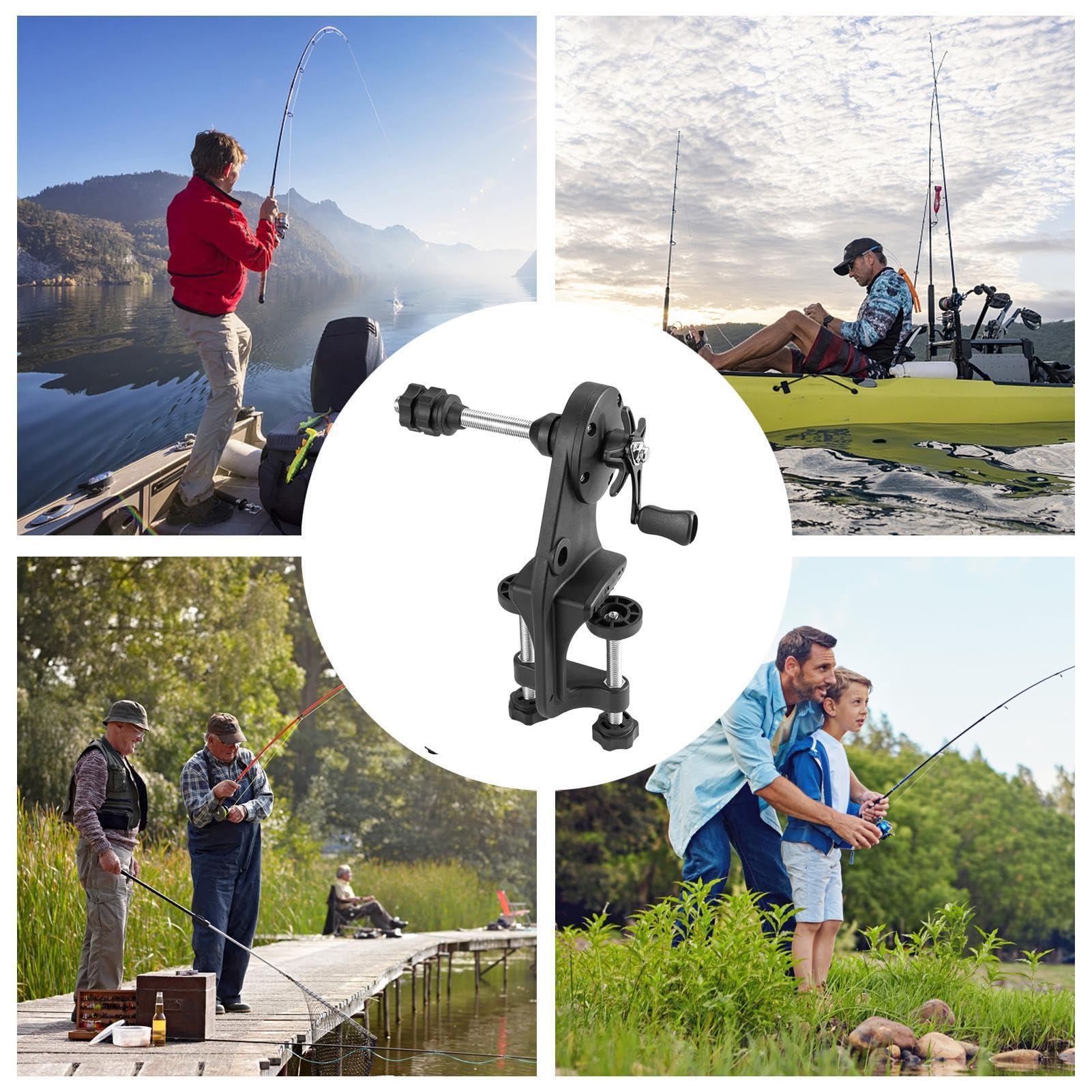 Przenośny szpula wędkarska | Ręczny wiatrak wędkarski | Winder For Fishing | Wydajny wiatrówka | Organizer sprzętu wędkarskiego | Baitcasting Reel Spooler
