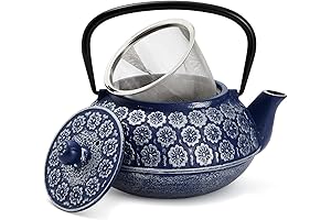 Zenith of Tea Serenity: Juvale Cast Iron Teapot