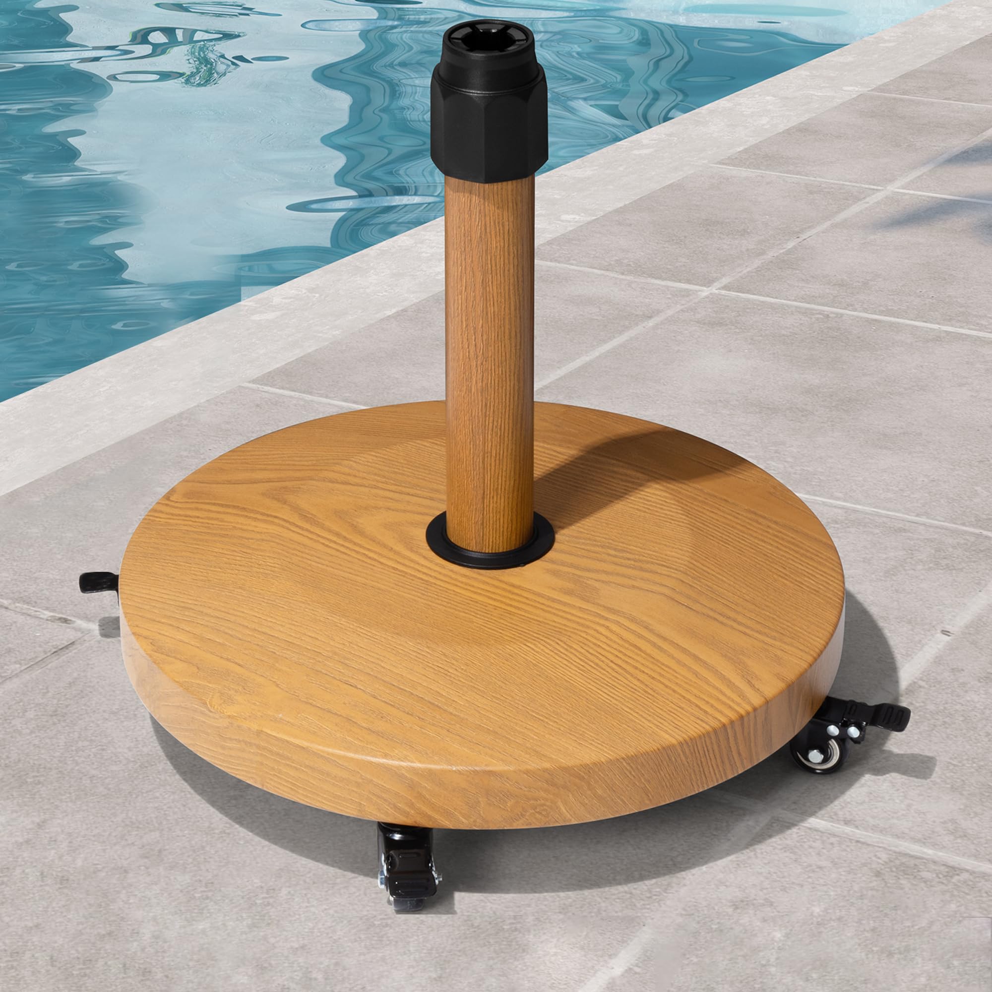 View 1 of ***NO WHEELS*** VredHom 44lbs Patio Umbrella Base with Wheels