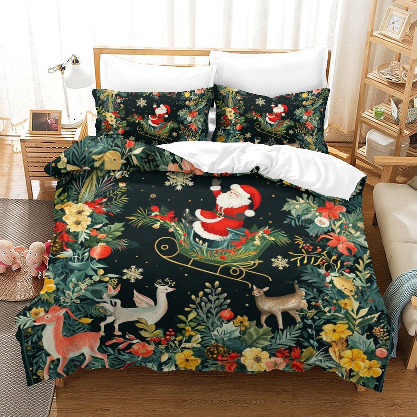 Housse de couette pour garçons adultes idée cadeau décoration chambre hiver