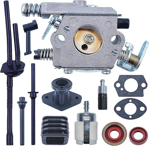 Mtanlo Kit de carburador, para chino para motosierra 2500 25cc