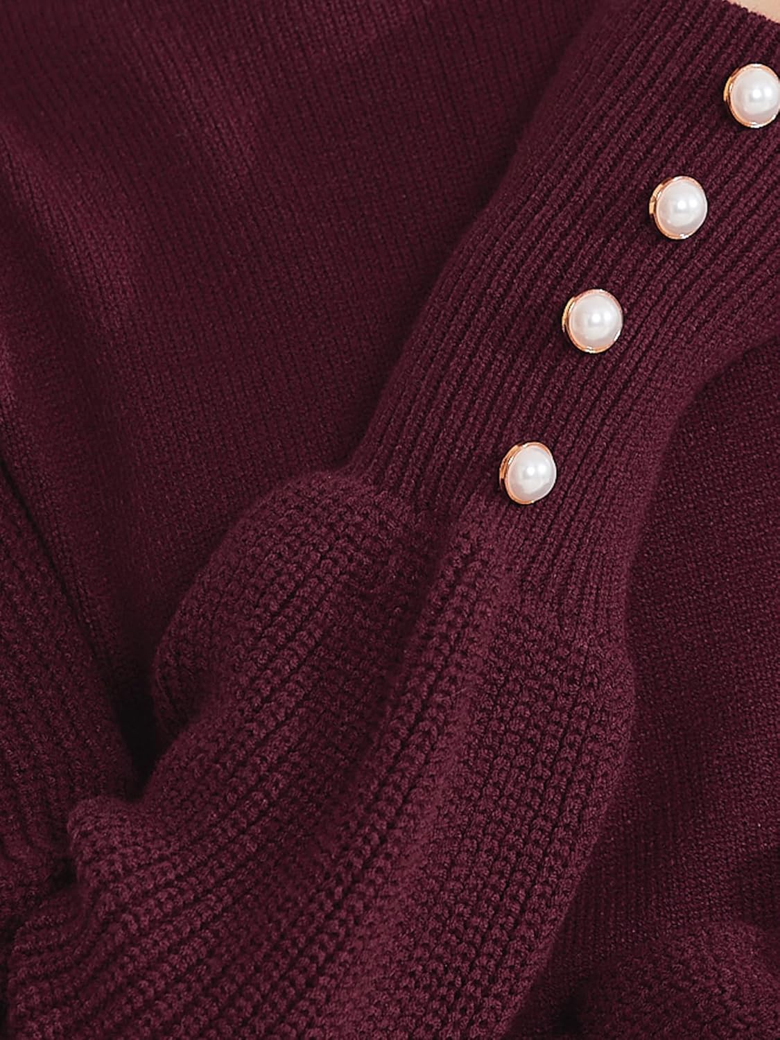 Allegra K Women's Ribbed Long Sleeve Turtleneck Stretch Winter Pullover Knit Sweater Top - Image 5