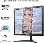 17 inch Square PC Monitor 4:3 LED Backlit Monitor 1280 X 1024 Resolution, 60 Hz, 5Ms, VESA Mountable, VGA, HDMI, TN Panel, Built-in Speakers