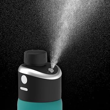 EXTREMEMIST GoMist Misting & Drinking Bottle 25oz with GoMist Holder and Strap