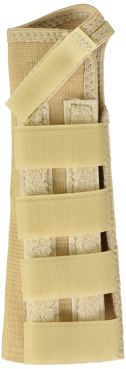 Rolyan 82417 AlignRite Wrist Support without Strap, Long Length, Left, Large Left Large