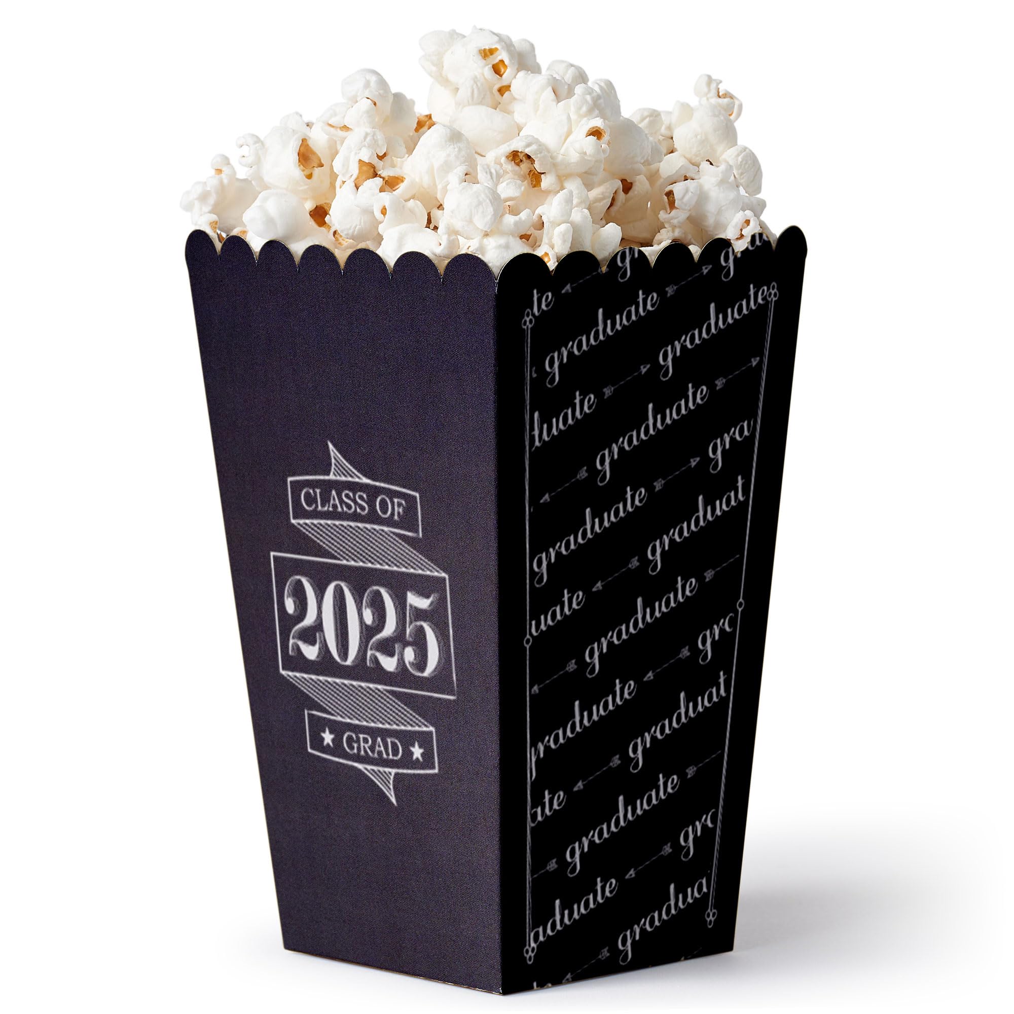 Big Dot of Happiness Graduation Cheers - 2026 Graduation Party Favor Popcorn Treat Boxes - Set of 12