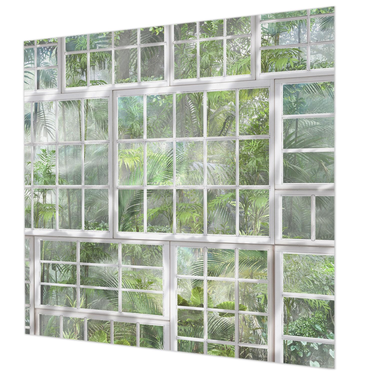 Papier peint intissé forêt verte 250x250 cm avec colle incluse