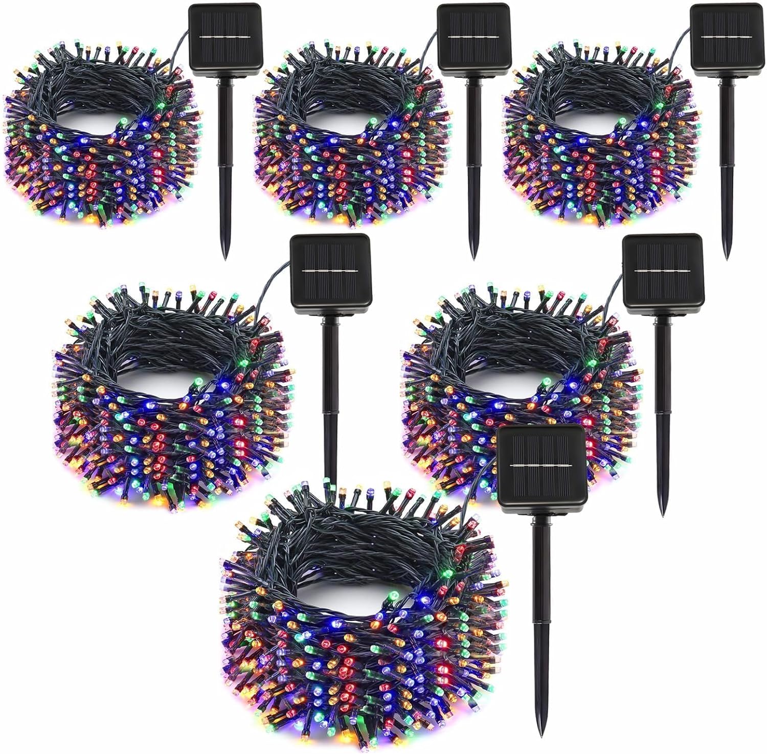 6-Pack Solar String Lights