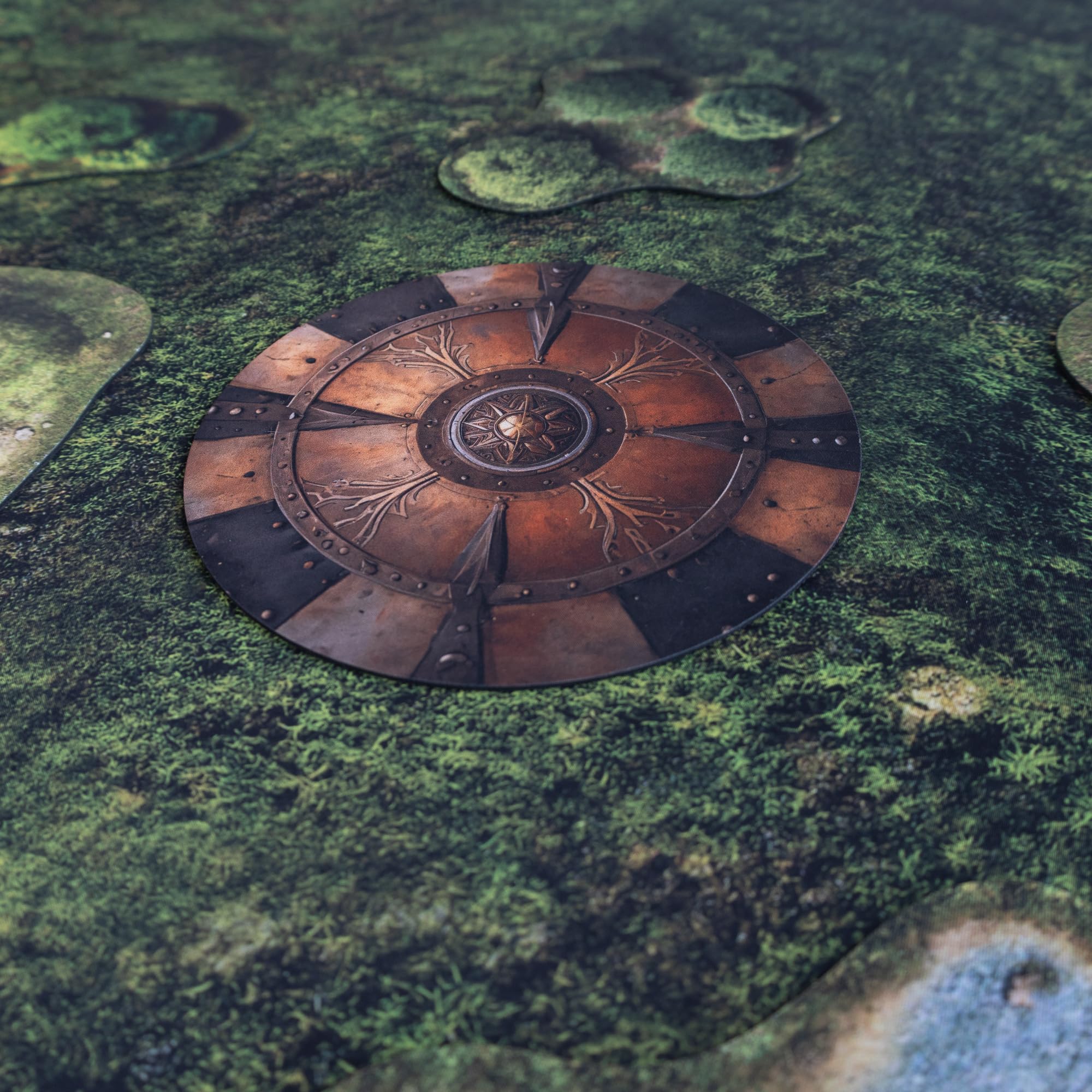 PLAYMATS Marcador de Goma para la Edad de Sigmar 4e – Old Gods Shield