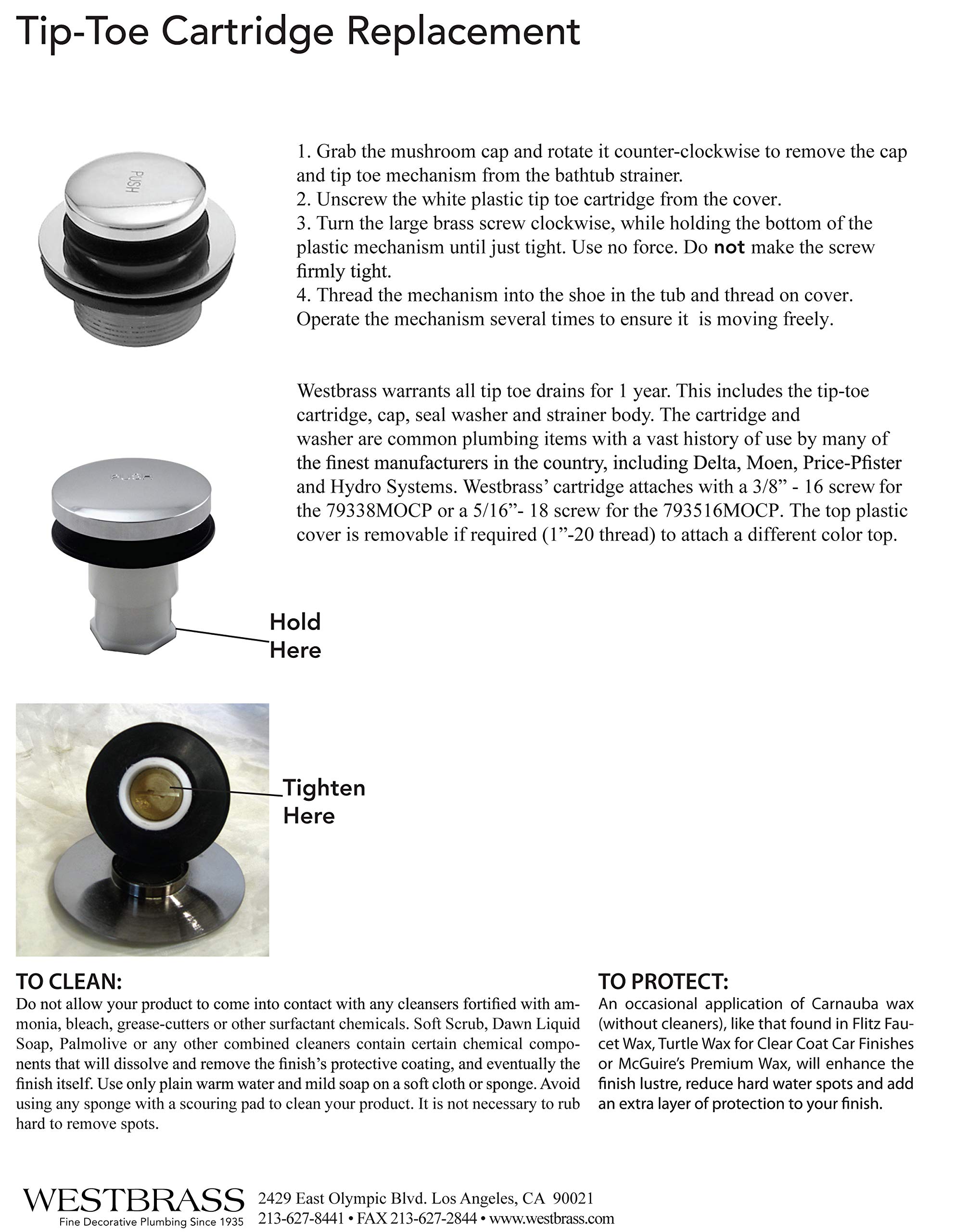 Amazon | ウエストブラス79338 Mo 3 / 8インチtip-toe Bathプラン