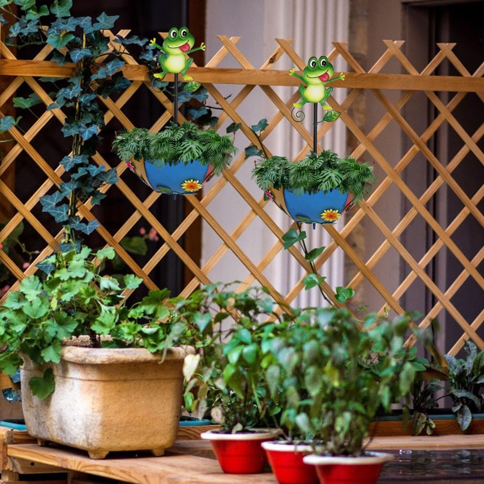 Pot de fleur parapluie mural en métal au design suspendu contemporain