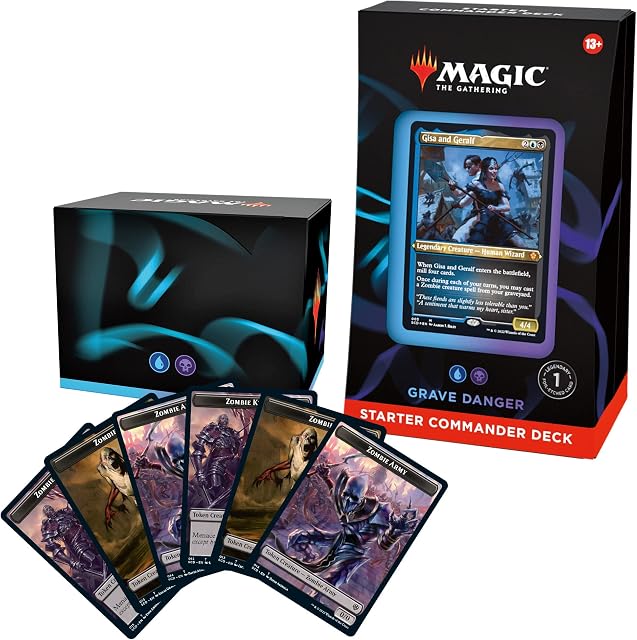 Magic The Gathering The Gathering Starter Commander Deck - Grave Danger (Blue-Black)