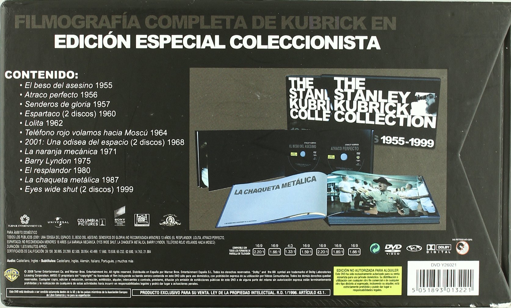 Pack Stanley Kubrick [DVD]
