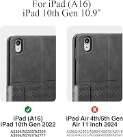 AUAUA iPad 11/10 Generációs Tok Ceruza Tartóval - Automatikus Alvás/Ébresztés Funkcióval, PU Bőr Védőtok iPad 10.9/11 Hüvelykes Tablethez (S 2