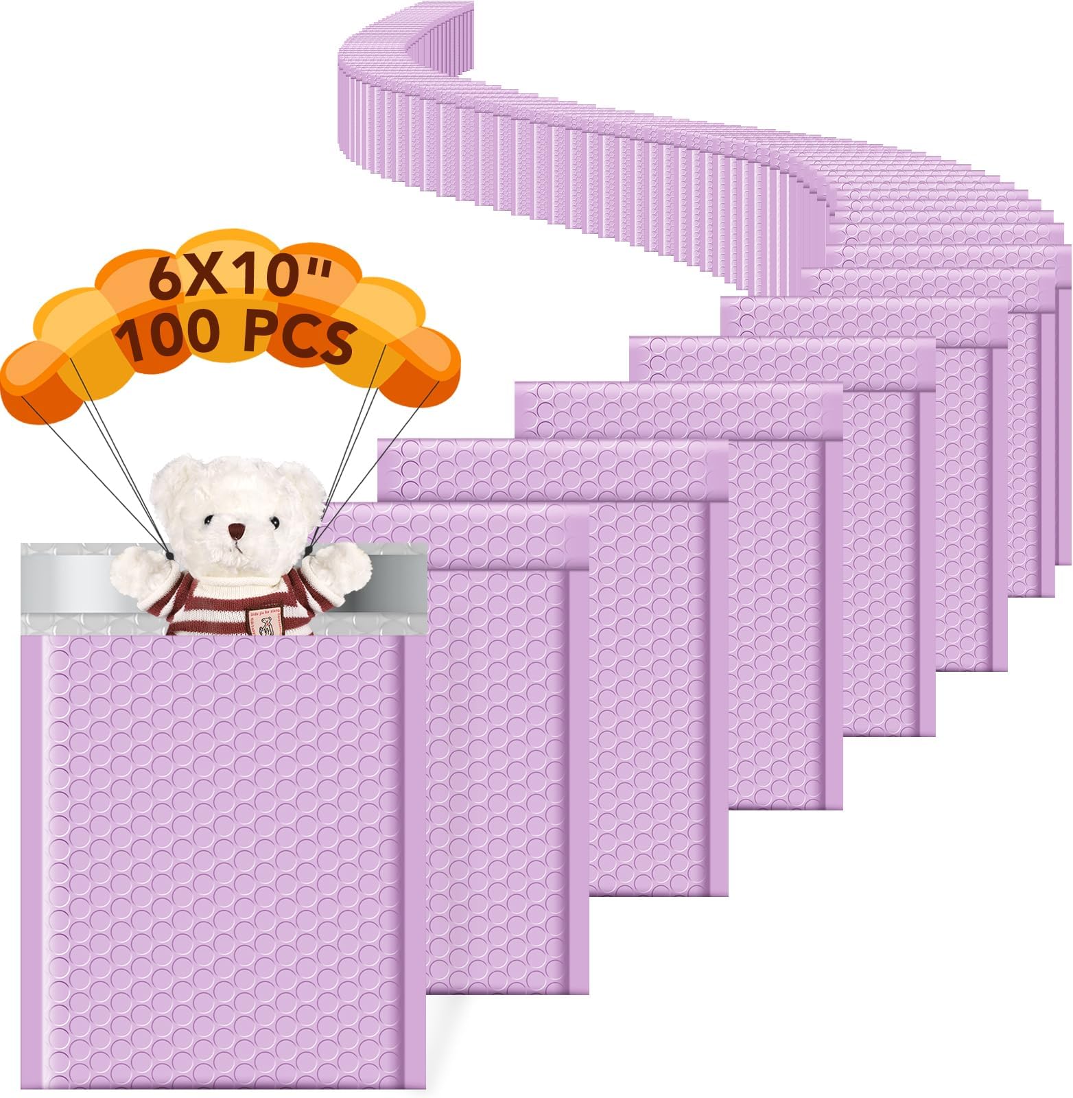 6x10 Bubble Mailer 250 #0 6x9 (6x10) Kraft Bubble Padded Envelopes - Foto 9