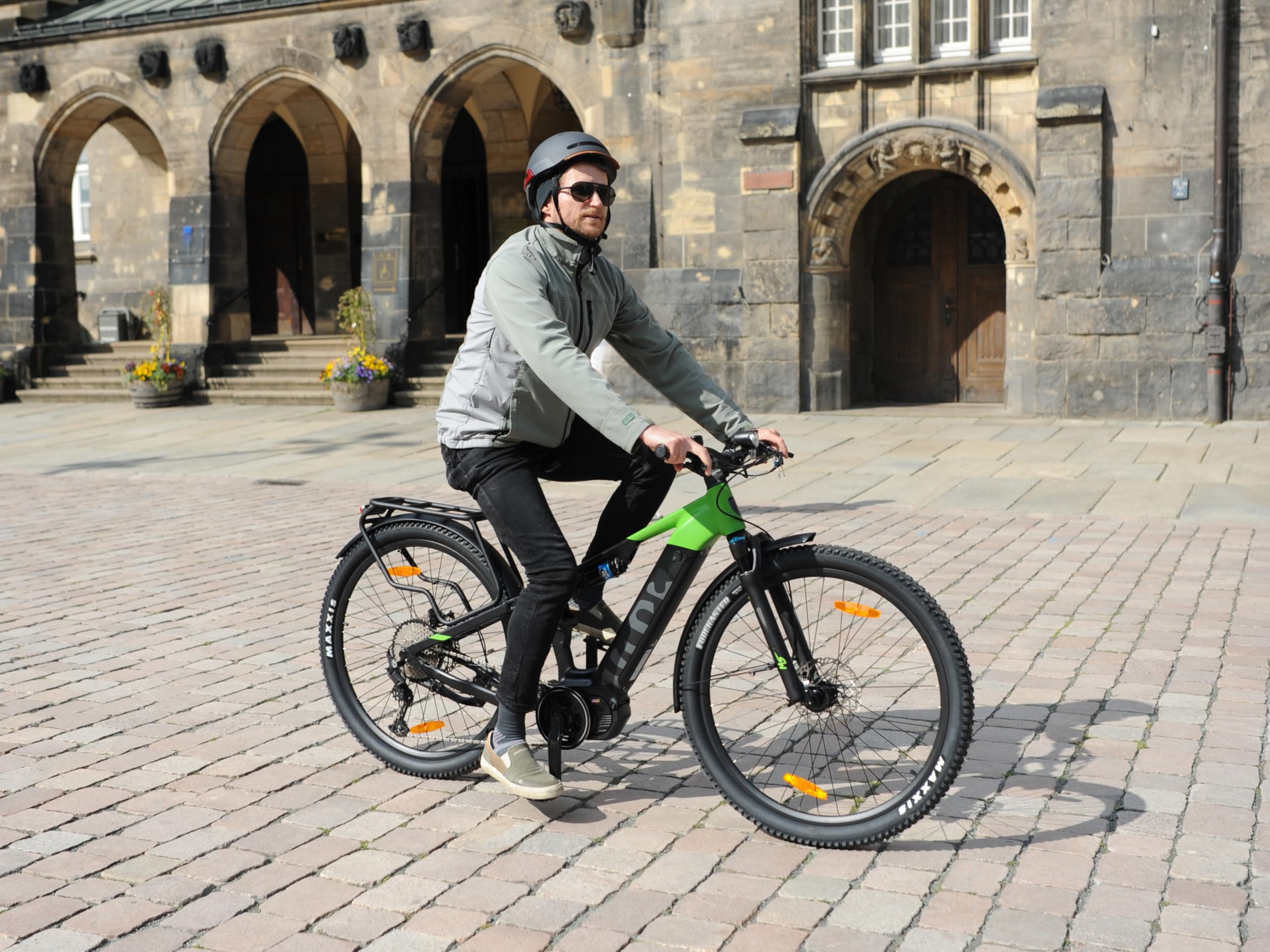 E-SUV M5T Centro Vélo électrique 29" avec Moteur Central 110 Nm, 12 Vitesses, Suspension Avant et arrière, Find My, jusqu'à 180 km, vélo électrique pour Homme et Femme avec Porte-Bagages