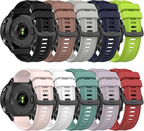 Correa para Garmin Forerunner 955, banda de repuesto de silicona suave para Garmin Forerunner 955 Forerunner 955 Solar (sin rastreador, solo bandas Correa para Garmin Forerunner 955, banda de repuesto de silicona suave para Garmin Forerunner 955 Forerunner 955 Solar (sin rastreador, solo bandas