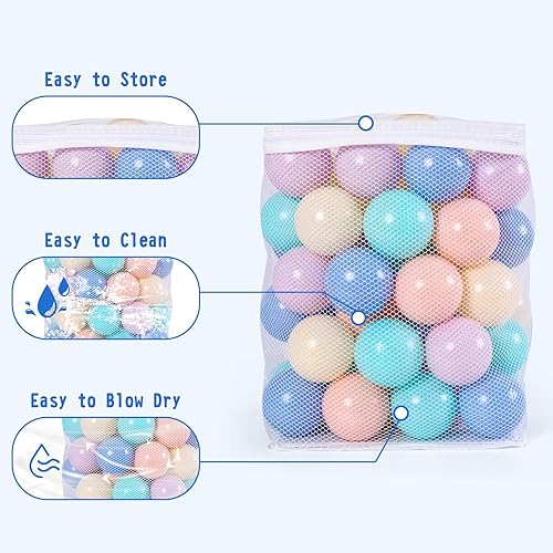 Miniatura 4 de Pelotas para hoyos de bolas, sin ftalatos, sin BPA, bolas de plástico no tóxicas para niños y diversión para jugar