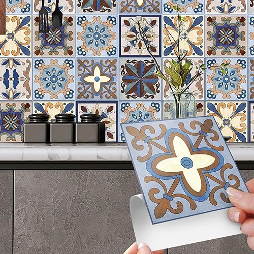 Miniatura 3 de Adhesivo para azulejos de despegar y pegar, pegar en azulejos para cocina, pared, azulejos, papel tapiz de baño, vinilo autoadhesivo, papel tapiz