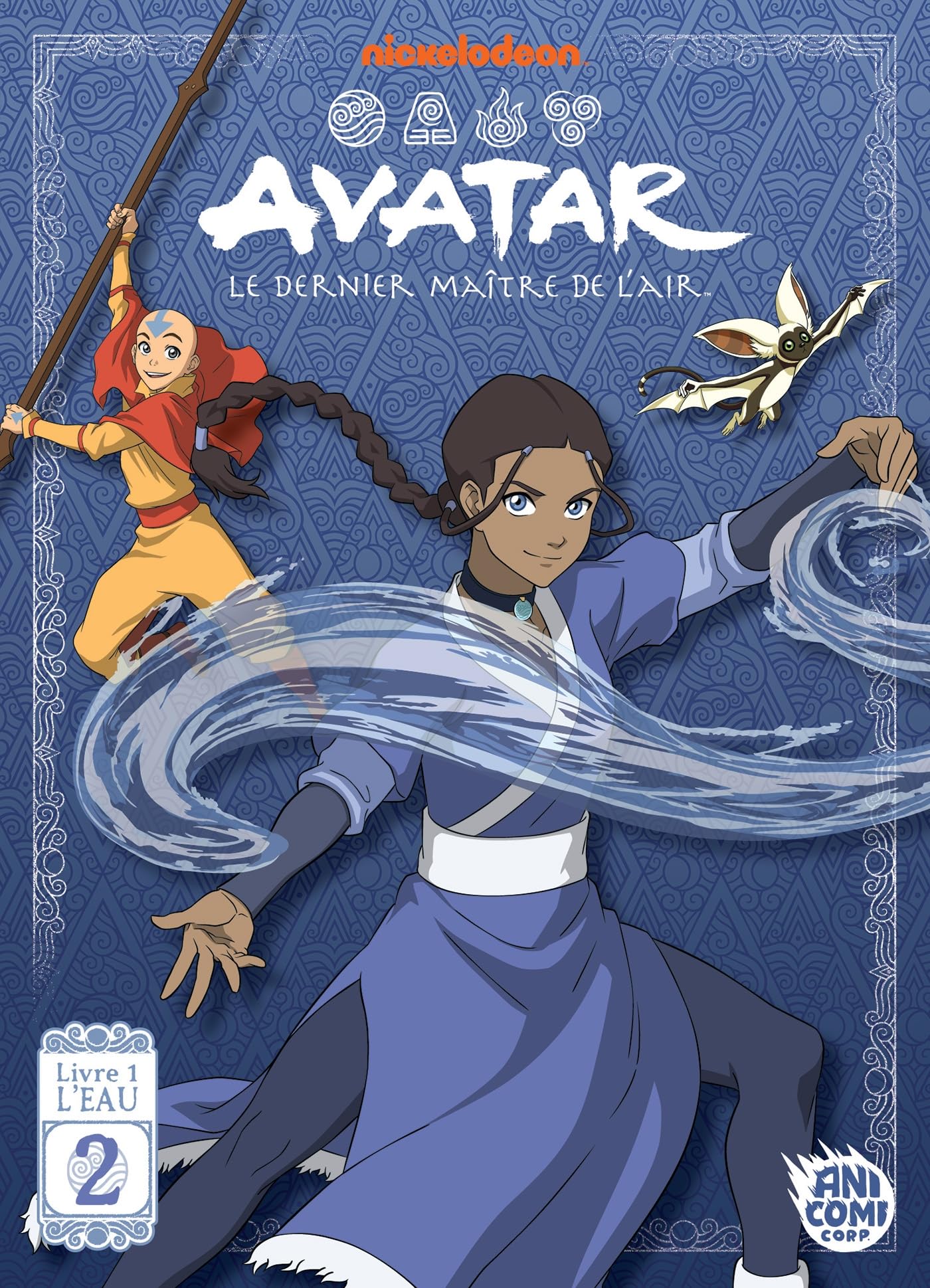 Avatar, le dernier maître de l'air - Livre 1 : L'Eau - T02 - Anime Comics - Tomoko Seigneurgens - Nobi Nobi - broché - Comics