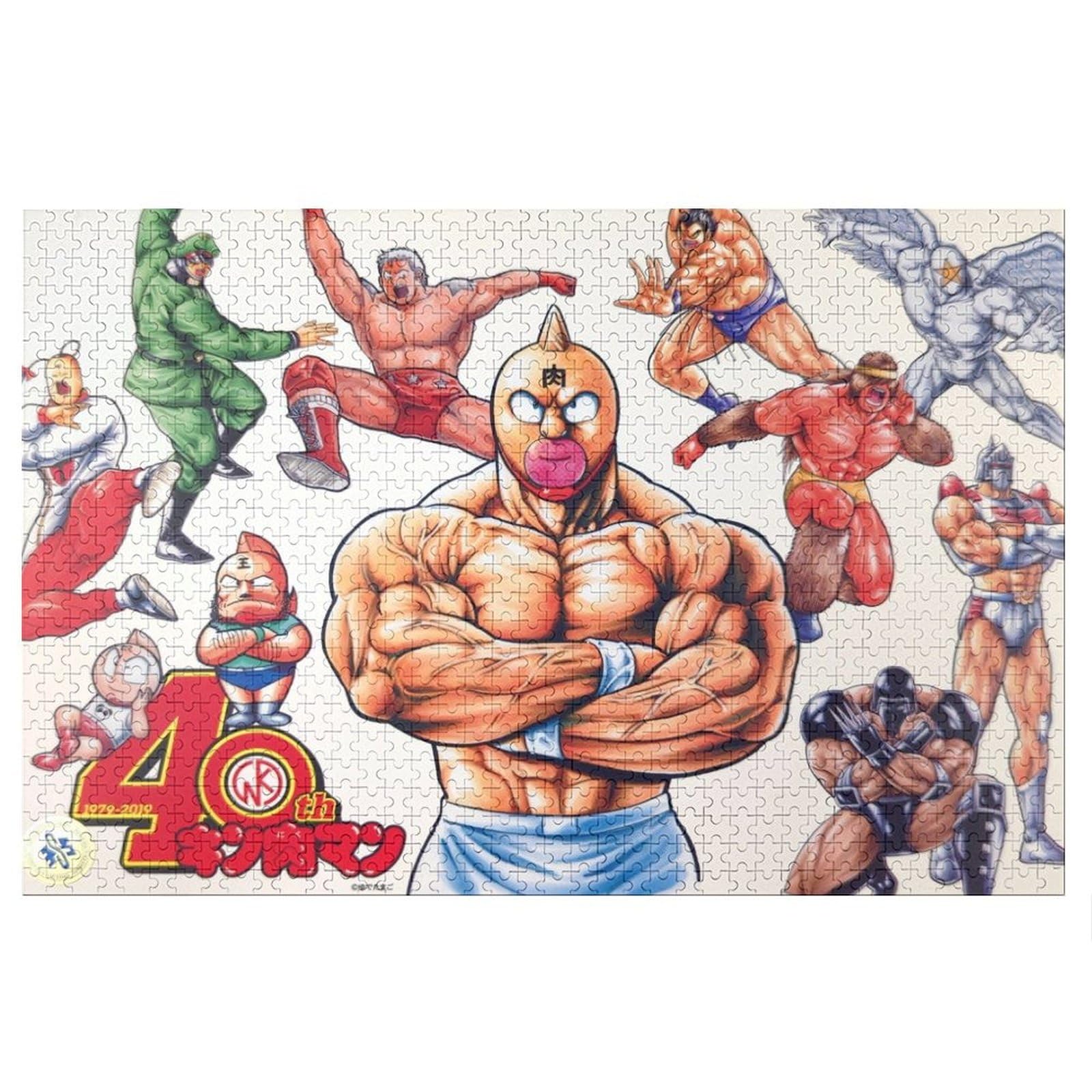 MICHELIN ビバンダム広告 1000ピースジグソーパズル　ミシュランマン キン肉マン ジグソーパズル 17個セット MICHELIN ビバンダム広告 1000