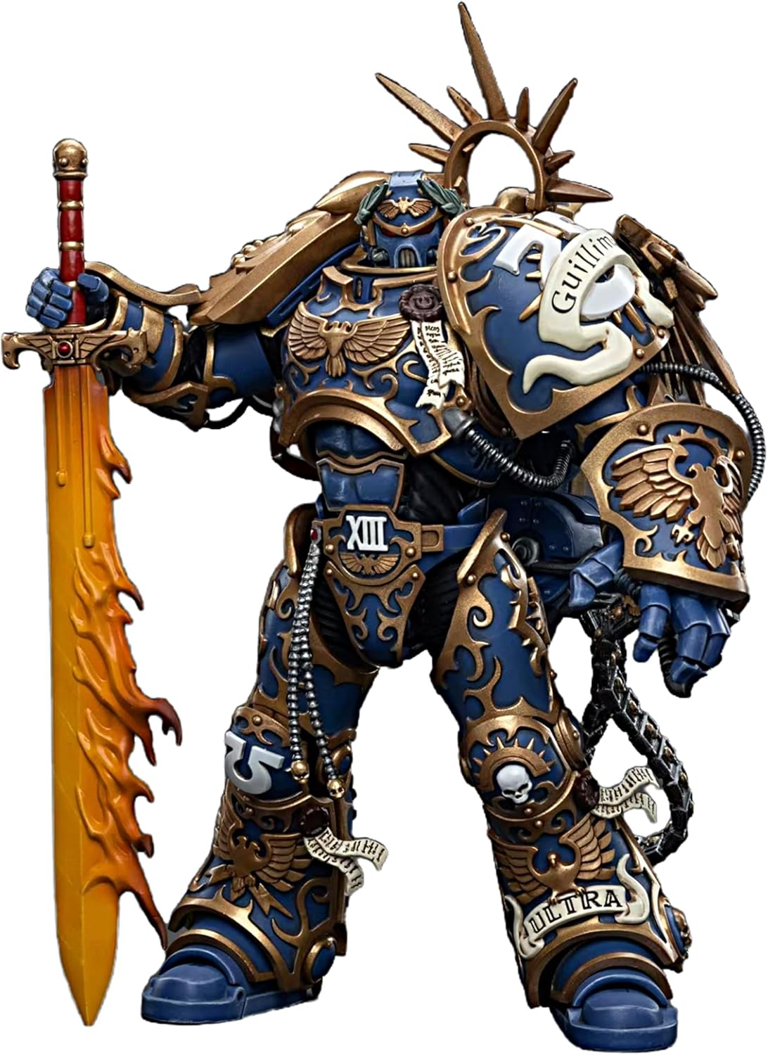 JOYTOY Warhammer 40K 1/18 Action Figures Ultramarines Primarch Roboute Guilliman Collectible Model Collectors Birthday Gifts