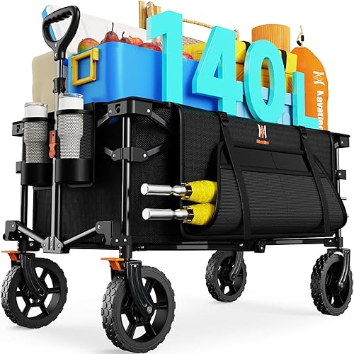 Navatiee Carro plegable plegable carrito de playa utilitario resistente con ruedas extraĂbles carro plegable de gran capacidad para uso en jardĂn al Navatiee Carro plegable plegable carrito de playa utilitario resistente con ruedas extraĂbles carro plegable de gran capacidad para uso en jardĂn al