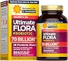 Renew Life Ultimate Flora Probióticos para Mujeres 50+ 70 Mil Millones de UFC | 30 Cápsulas Veganas de Liberación Retardada | Salud Vaginal, Digestiva e Inmune | Sin Lácteos | 30 Unidades 1