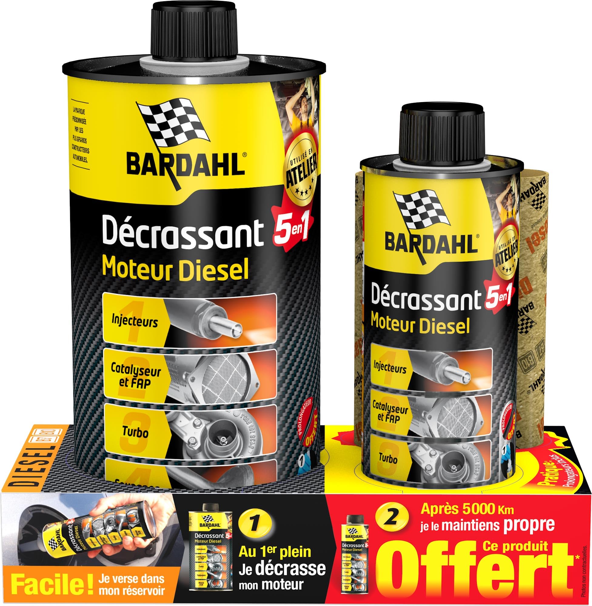 Bardahl Diesel-Reinigungsmittel, 1 l + 300 ml (Kanister)