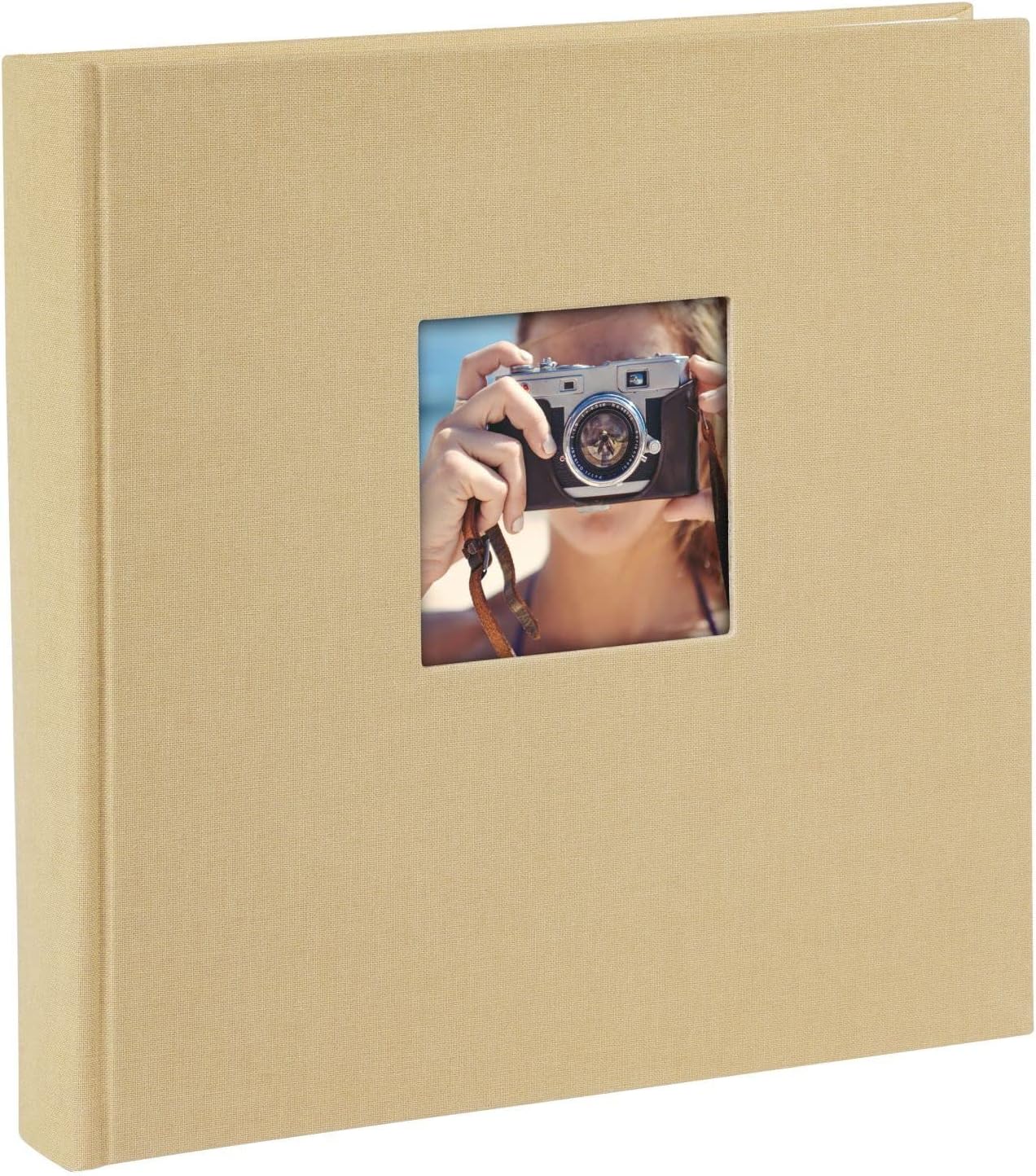 Goldbuch Photo Album, Linen, Beige, 25 x 25 x 4 cm