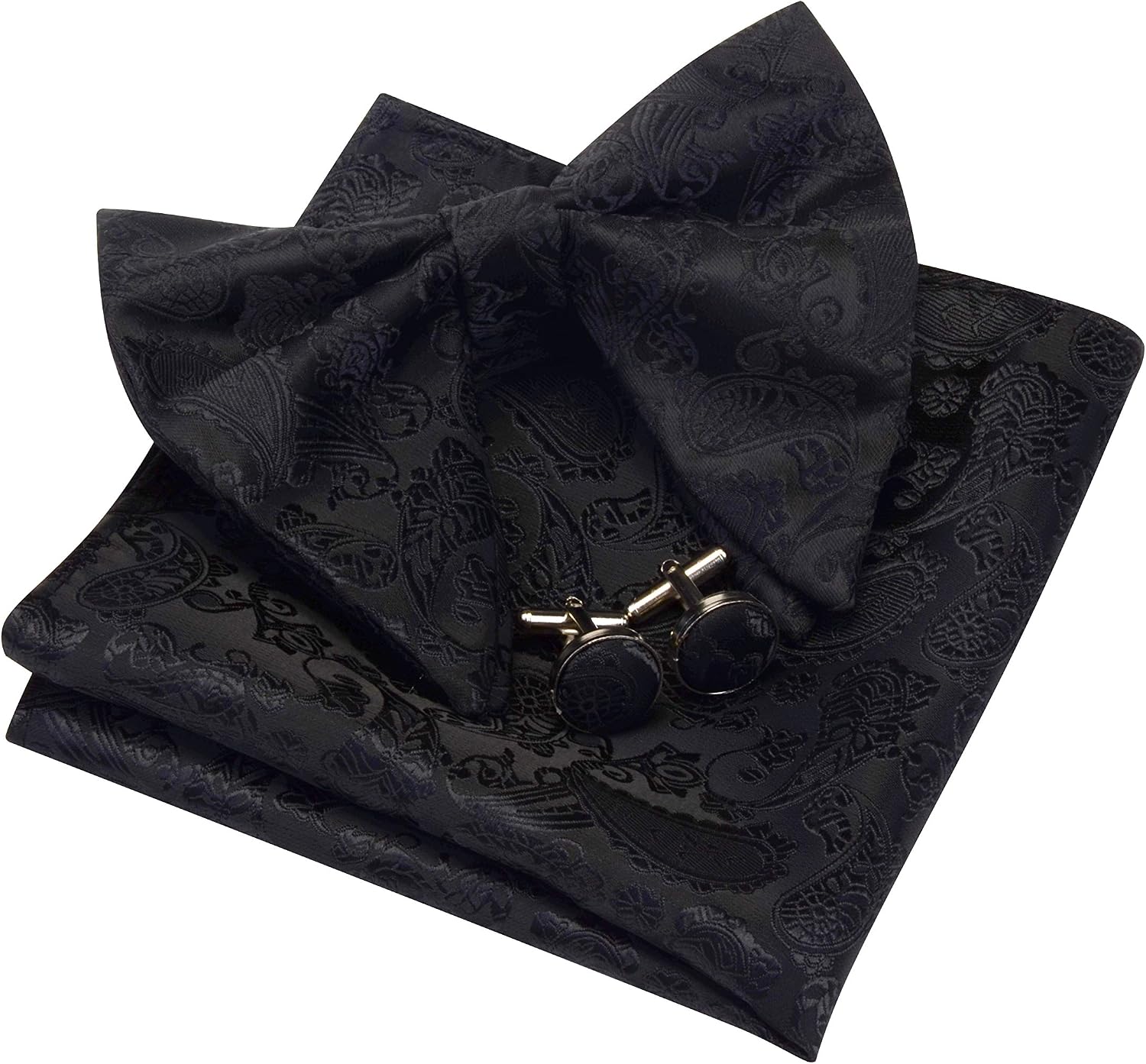Set de Corbata de Lazo y Pañuelo GUSLESON para Hombre