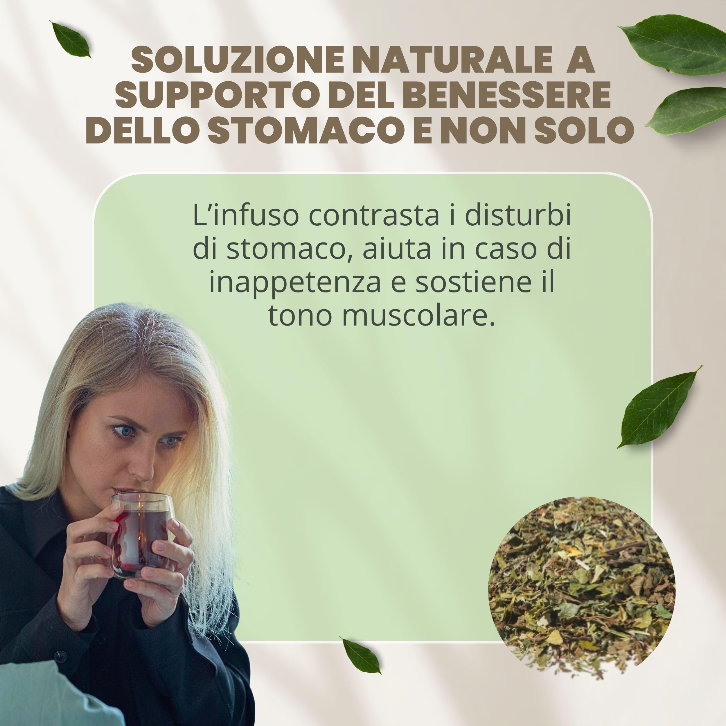 PATRIZIO BRESEGHELLO - Melissa Foglie 1/2 cm Taglio Tisana 500 g - Melissa 100% Naturale per Infuso e Tisana Rilassante, Digestiva e Carminativa