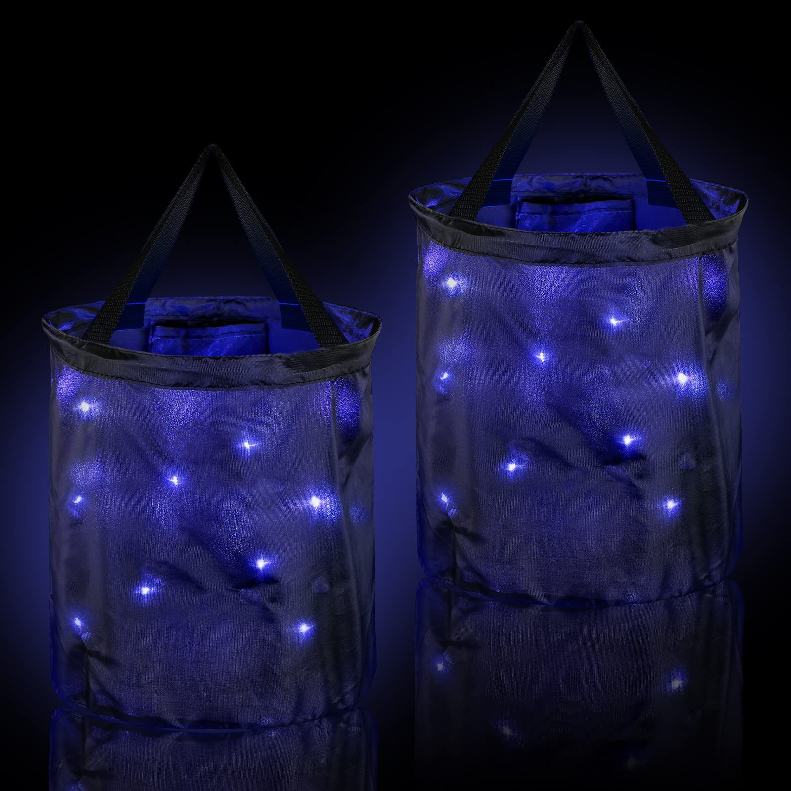 Snapklik.com : 2 Pieces LED Light Halloween Trick Or Treat Candy Bags ...