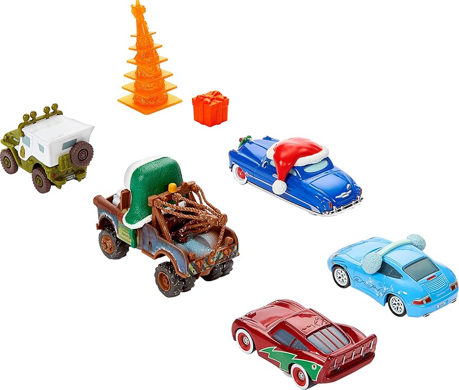 Amazon.com: Mattel Disney and Pixar Cars Toy Multipack, Set of 5