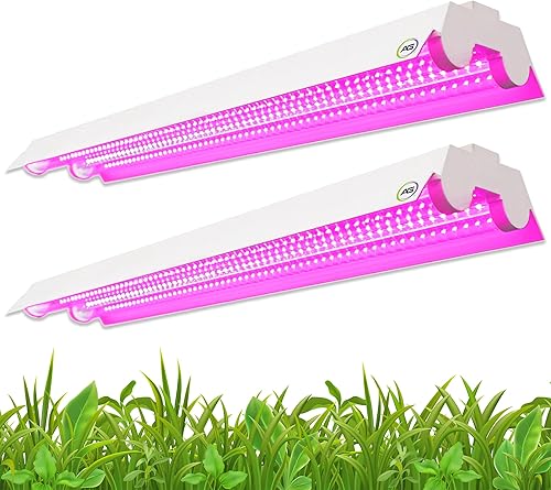 Active Grow Tira de luces LED de propagación de 4 pies 2 lámparas LED integradas Luces de cultivo de plantas para plantas de interior, propagación