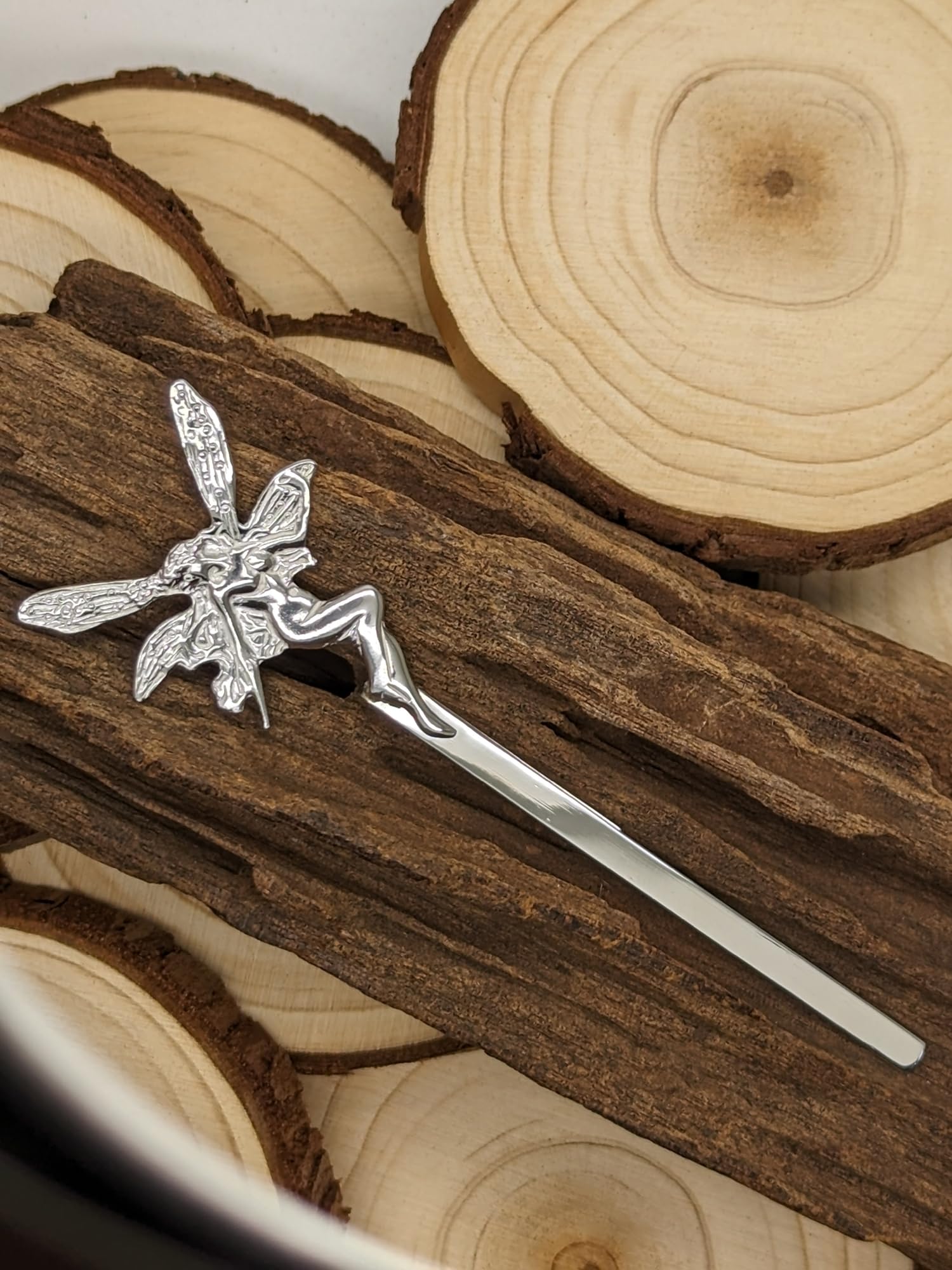 Fairy Silver Bookmark for Women Men Book Lover Reader Classmate Teacher Colleague Librarian, Solid 925 Sterling Silver - Image 4