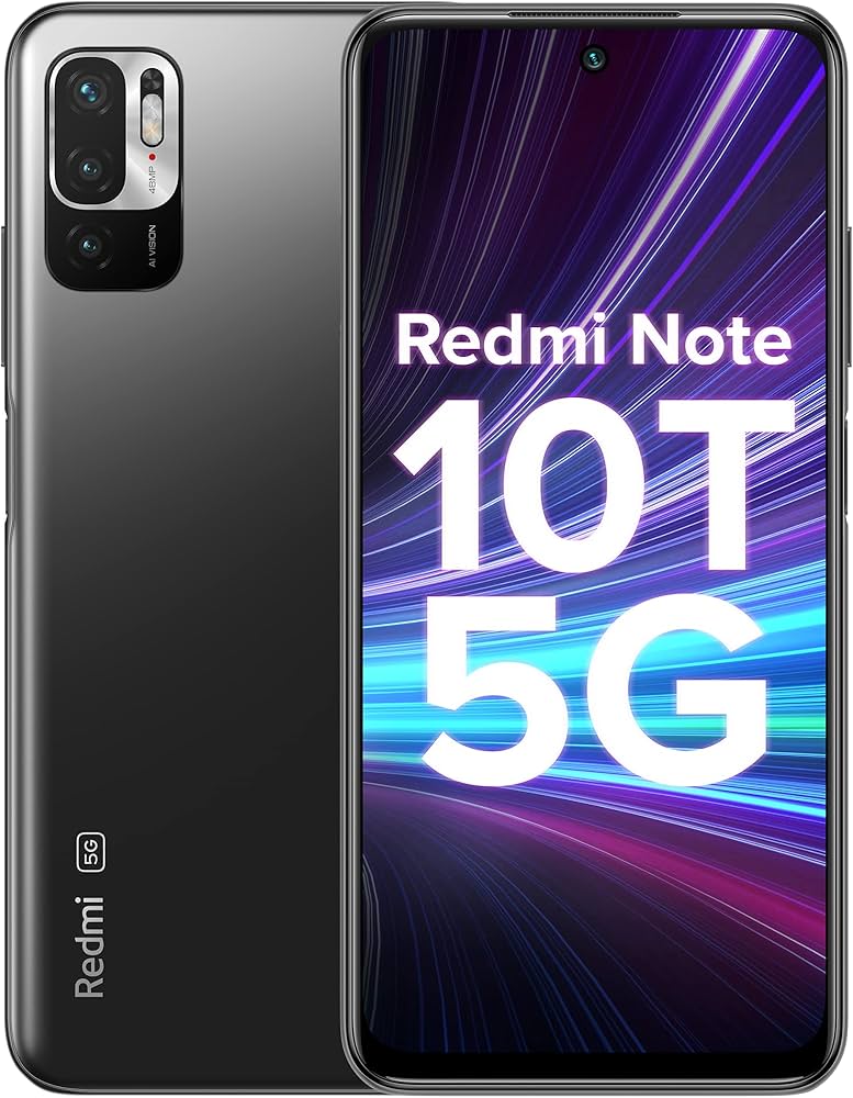 Redmi Note 10T 5G (Graphite Black, 4GB RAM, 64GB Storage