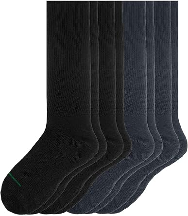 Burlington Men's Acrylic Dress Crew Sock 4 Pair Pack