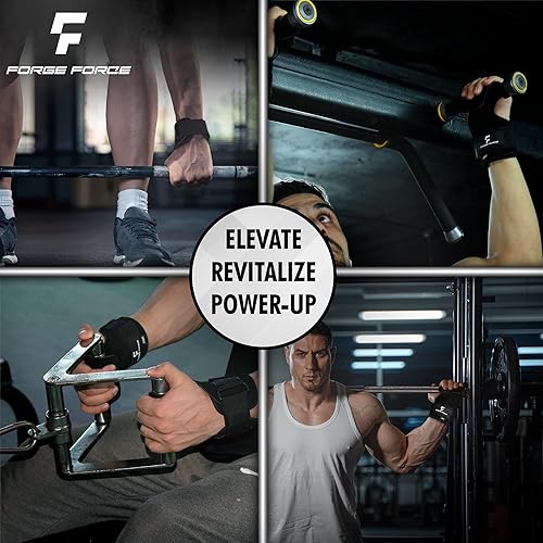 Miniatura 8 de Correas de muñeca de cuero de doble capa para ejercicio, levantamiento de pesas, levantamiento de pesas, acolchado ancho de neopreno mejorado agarre