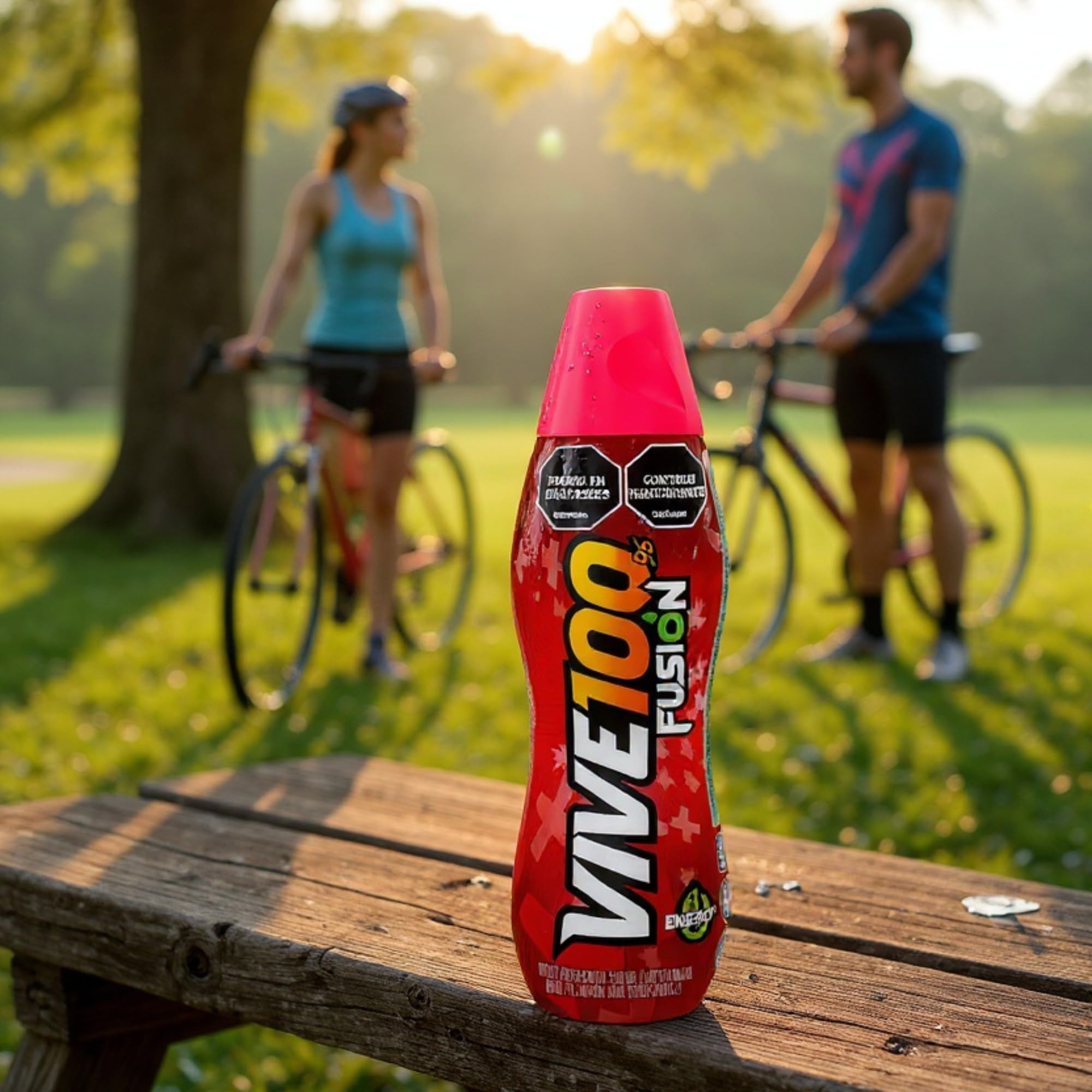 Amazon.com : Fusión Vive 100% Energy Drink, Red Berries Flavor