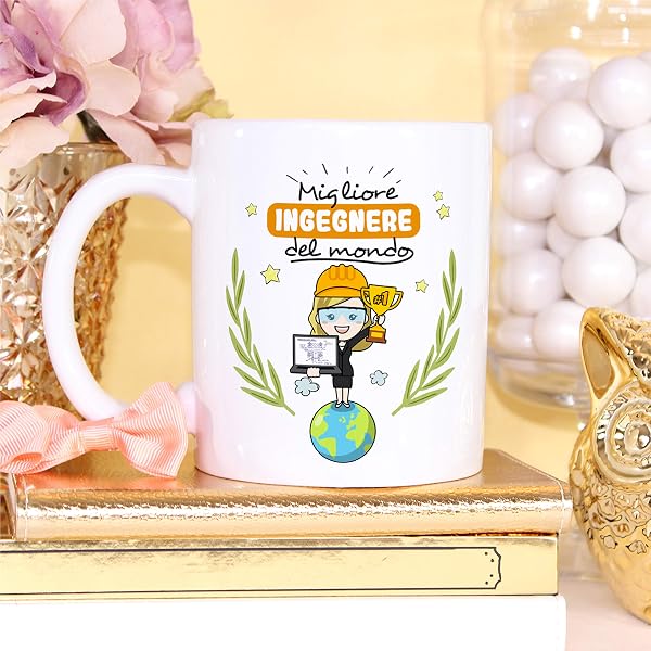 Mugffins Tazza Ingegnere (Migliore del Mondo) - Idee Regali Originali Ingegneria - 5
