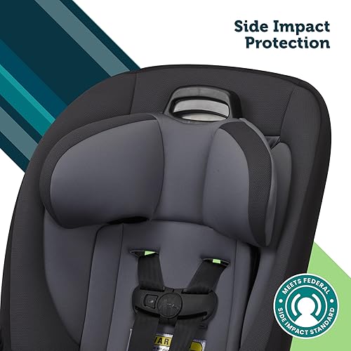 Miniatura 6 de Safety 1st Ellaris - Asiento convertible 3 en 1 para automóvil, diseño delgado, orientación trasera y delantera, reposacabezas de 5 posiciones, Azul