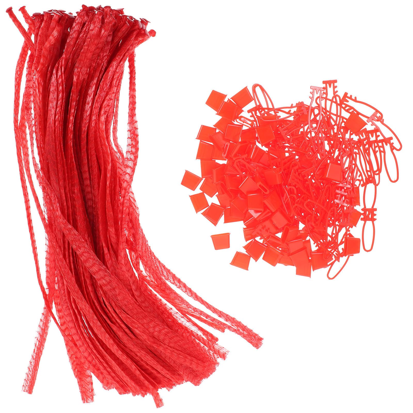 Bolsas de malla reutilizables de nylon para conservación de alimentos, 100 ud. 8